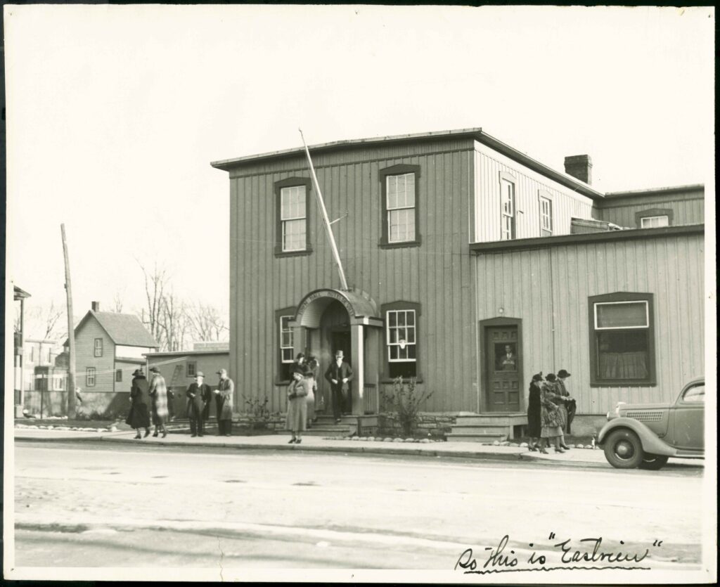 Historic photo of location of the Eastman Trial in Waterloo Region, Ontario.